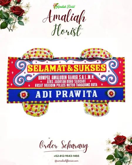 Papan Bunga Ucapan Selamat Korowelangkulon
